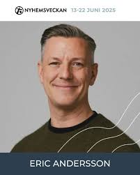 Vi är glada att få presentera Eric Andersson som en av årets huvudtalare på  Nyhemsveckan! Eric har tidigare varit pastor i Filadelfiakyrkan i Stockholm  men är sedan några år tillbaka, pastor i