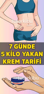 7 Gunde 5 Kilo Verdiren Krem Tarifi Karin Yagi Yakici Krem Formda Kal