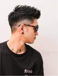 メリケンバーバーショップ merican barbershop 無造作刈り上げスパイキーアップバングショートにイメチェン 9 髪型 流行り メンズヘアカット メンズ ヘアスタイル