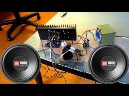 How To Make A Simple Audio Amplifier At Home With 2 Transistors D882 Use 5v Of The Phone Charger Youtube Subwoofer Amplifier Diy Subwoofer Audio Amplifier