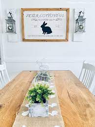 Farmhouse Style Easter Decor Home Tour 2020 Rustic Easter Decor Farmhouse Easter Decor Easter Decorations Outdoor