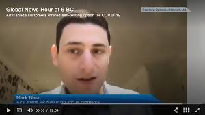 Open Jaw Breaking News about Air Canada's New Takeaway COVID Tests Gets  National Media Attention