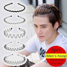 Men's hair bands our men's hair bands are the longhairs' flagship product, with dozens of different colors, designs, and styles to choose from. Women Hair Wave Accessories Wavy Mens Headband Metal Black Shopee Philippines