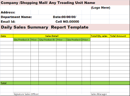 A simple time tracker with powerful reports and it works across all your devices. Sales Summary Report Template Free Report Templates
