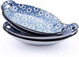 Yalong 11 Inch Ceramic Baking Dishes Set Of 4 Bakeware Set Au Gratin Pans Oval Ceramic Fine In 2020 Baked Dishes Ceramic Baking Dish Baking Dish Set