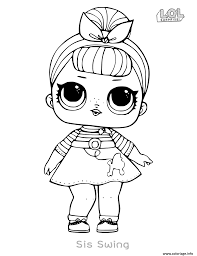 coloriage poupee lol surprise doll sis swing a imprimer cool coloring pages cute drawing page de la terre pdf