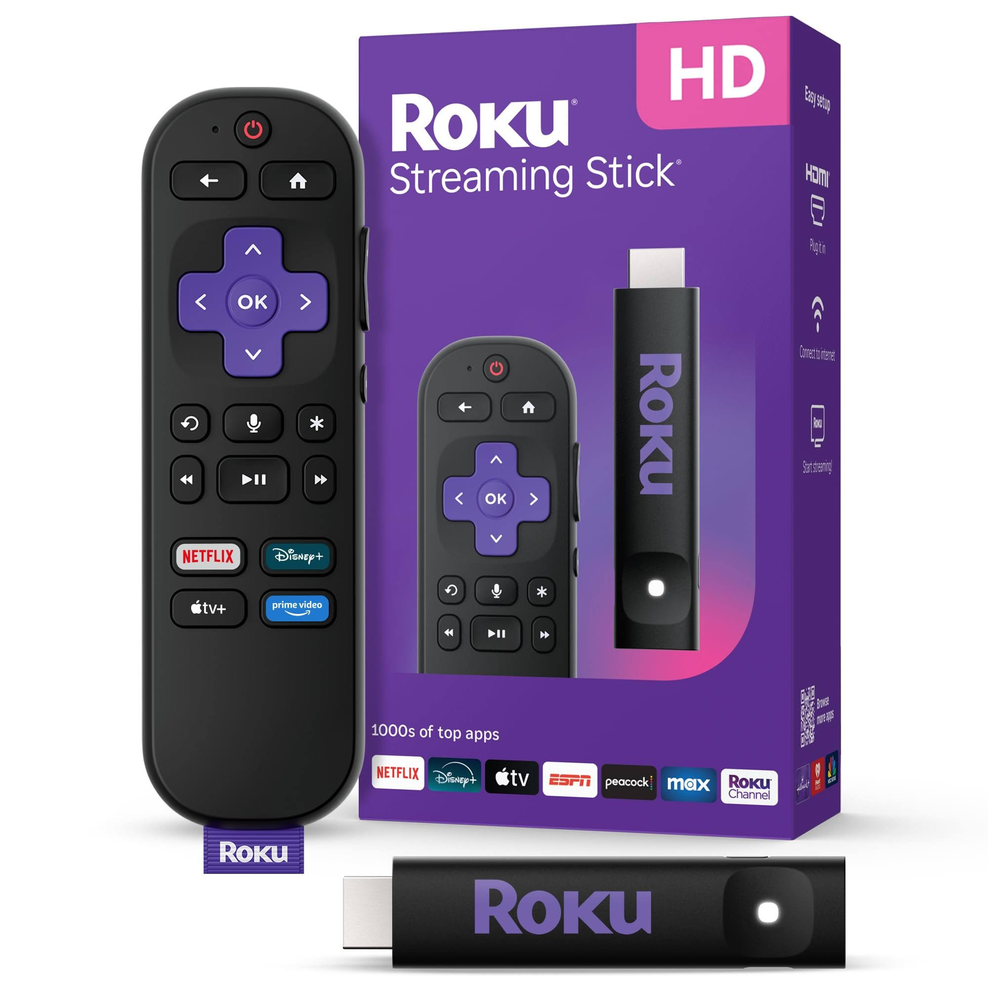 Roku Streaming Stick HD 3840r