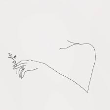 If you really want to exercise your drawing skills, try continuous line drawing. Gesture Of Love To Celebrate The Engagement Of Her Best Friend Morganchidsey With A Beeeeautiful Mix Of Minimalist Drawing Minimalist Art Line Art Drawings