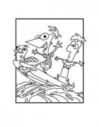 Free printable phineas and ferb coloring pages. Phineas And Ferb Free Printable Coloring Pages For Kids