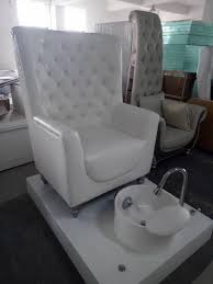 Canboth Royal White Pedicure Chair With Magneitc Jet And Pedicure Sink Cb Ps008 Pedicure Chair Pedicure Station Pedicure