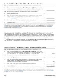 Worksheet a · exemption from withholding. 2020 Form Irs Publication 915 Fill Online Printable Fillable Blank Pdffiller