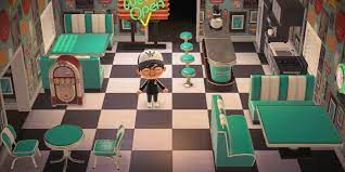 You Are Purchasing The Complete Turquoise Blue Diner Furniture Set For Animal Crossing Ne Animal Crossing Amiibo Cards Animal Crossing Cafe New Animal Crossing