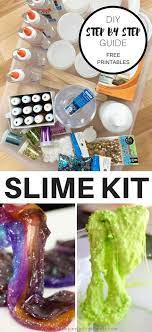 Make Your Own Slime Kit Homemade Slime Kit Slime For Kids Slime Kit