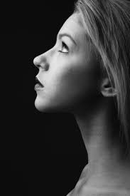 Black And White Portrait Side View Drawing People Faces Side Portrait Portrait
