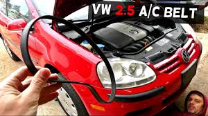 This is as large as system will. Vw Rabbit Jetta Mk5 2 5 Serpentine Belt A C Belt Air Conditioner Belt Youtube