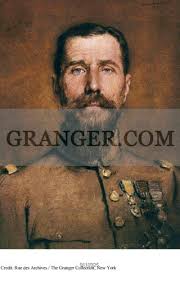 Image of HENRI GOURAUD (1867-1946). Henri Joseph Eugène Gouraud. French  Army Officer. Pastel, 1919, By Marcel Baschet. From Granger