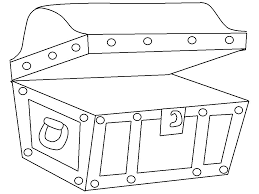 If you discover a treasure chest, what would you want to be in it? Empty Treasure Chest Coloring Pages