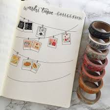 Sticker Idea For Bullet Journal With Washi Tape Ideas For Layouts So Super Cute Bullet Journal Ideas Pages Bullet Journal Art Bullet Journal Inspiration