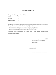Mar 30, 2017 · pasal ini yang berbunyi: Surat Pernyataan Memenuhi Aturan Jkn