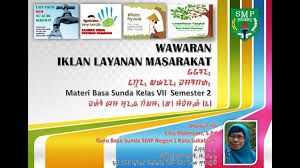 Pada kesempatan kali ini saya akan berbagi tentang lembar kerja peserta didik (lkpd) matematika kelas 7 semester 2, dimana lkpd pada saat ini sangat dibutuhakn dalam pembelajaran, karena. Materi Wawaran Iklan Layanan Masarakat Youtube