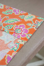 You need to measure how wide, how tall and how deep your notebook is. How To Make Fabric Book Covers Without Sewing Driven By Decor