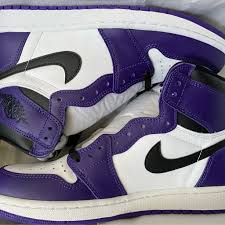 Pin On Air Jordan 1 Court Purple