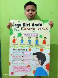 Contoh poster untuk anak sd kelas 6 : Tugas Daring Membuat Poster Pencegahan Covid 19 Sd Interaktif Harum Mulia