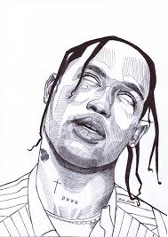 Maybe you would like to learn more about one of these? A Favourite Of My Recent Drawings Available To Buy Or Dm Me For Custom Work Insta Ze Draws Travisscott