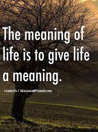 The Meaning Of Life Is To Give Life A Meaning Finding Meaning In Life Meaning Of Life Life