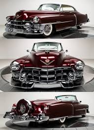 Image result for Burgundy Maroon 1953 Cadillac