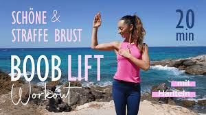 20 MIN NATURAL BOOB LIFT / Get a beautiful, shaped and firm chest / with  dumbbels | Katja Seifried - YouTube