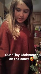 Maraya said were having a "tiny Christmas" this year, so we're going with  it 🥰 Found a tiny tree, and tiny ornaments for us to decorate together.  Making memories