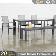 Outdoor rooms outdoor dining dining area outdoor gardens outdoor furniture sets outdoor decor rustic outdoor rustic table dining table. China Customized Outdoor Modern Home Hotel Restaurant Villa Aluminum Chair And Table Garden Patio Dining Bench China Outdoor Bench Dining Table And Bench