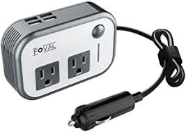 Bluehive 120w power inverter with dual usb converts 12v dec battery power to 120v ac household electrical power. Amazon Com Car Plugs