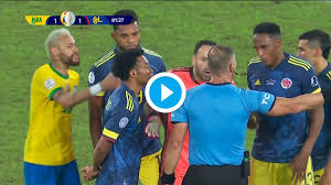 The peruvians have recently become convenient opponents for the colombians, so it should come as no surprise that the cafeteros are the favorites for the upcoming game. Watch Brazil S Controversial Goal After Assist From Referee In Copa America Win Vs Colombia Cricket News India Tv
