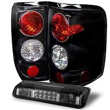 04 08 Ford F 150 F150 Styleside Pickup Truck Black Bezel Tail Light Smoked Led 3rd Brake Light Set Ford F150 Tail Light F150