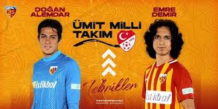 29 ekim 2002, kayseri) türk futbolcudur. Kayserispor Dan Dogan Alemdar Ve Emre Demir Umit Milli Takimda Kayserispor Org