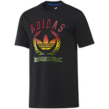 Black And Red Adidas T Shirt Men S As Deptof Rasta Black Red Green Gold Originals Mens Outfits Rasta T Shirts Men
