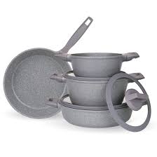 Royal Victoria Essential Granit 7 Parca Tencere Seti Gri Tencereseti Royalvictoria Ceyiz Yemek Takimi Victoria Mutfak
