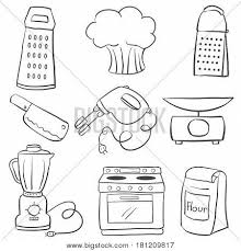 New users enjoy 60% off. Doodle Kitchen Vector Photo Free Trial Bigstock
