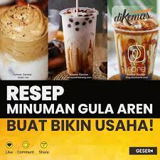 Kemasan Minuman Gula Aren Kekinian Resep Minuman Resep Minuman Kopi Gula Aren