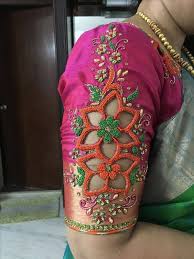 blouse hand design images