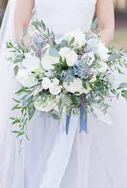 Reds, yellows, with all shades of pinks were common answers. Wedding Colors Popular Palettes Trends For 2021 Blue Wedding Bouquet Spring Wedding Bouquets Blue Wedding Flowers