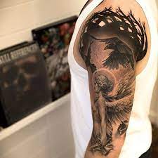 155 Charming Angel Tattoos Most Popular Designs Of 2021 Wild Tattoo Art Guardian Angel Tattoo Angel Tattoo Tattoos