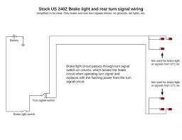 By law, trailer lighting must be connected into the tow vehicle's wiring system to provide trailer running lights, turn signals and brake lights. Modify Us 240z Rear Turn Signal Wiring Jdm Style Technical Articles The Classic Zcar Club