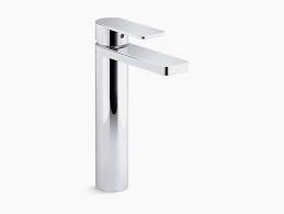 parallel tall single handle bathroom
