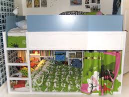 Kura Bed Transformed To Kingsize Bed With Cosy Cave Ikea Hackers Ikea Kura Bed Kura Bed Ikea Loft Bed