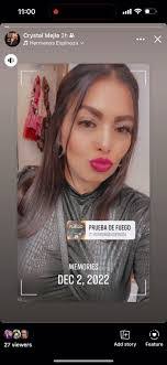 Cristal Mejia's Instagram, Twitter & Facebook