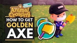 Golden shovel is the upgraded rarer version of the shovel tool. Animal Crossing New Horizons How To Get The Golden Axe Youtube