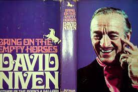 Bring On The Empty Horses by David Niven Book Club Edition 1975 Putnam  Hardcover | eBay